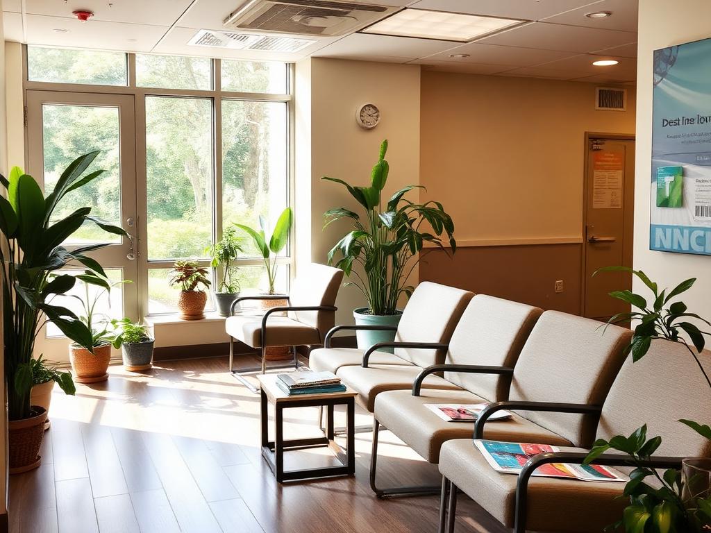Sala de espera de Clínica Horizonte